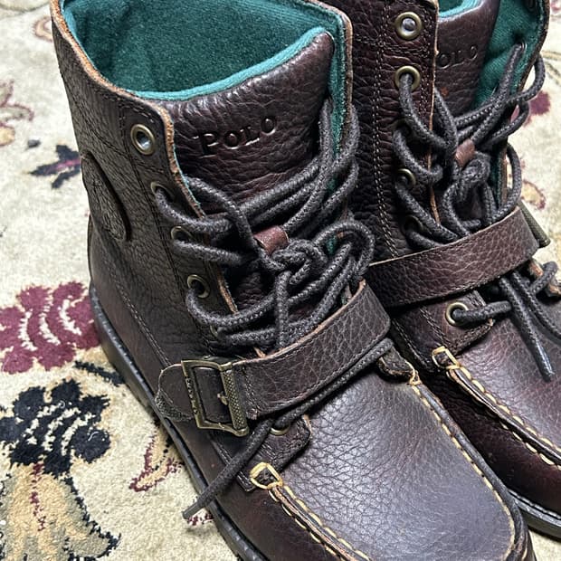 폴로 랄프로렌 가죽 레인저부츠 225