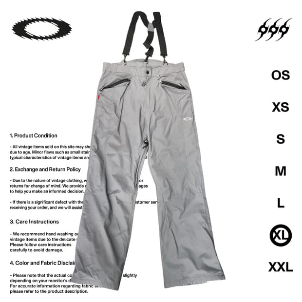 오클리 소프트웨어 XL사이즈 스키팬츠