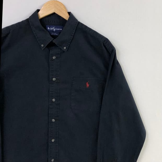 XL 폴로 솔리드코튼 셔츠