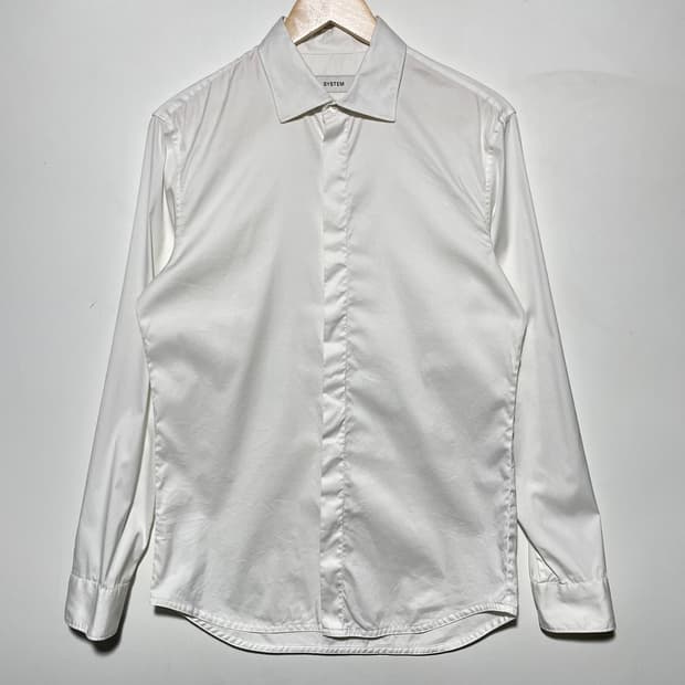 한섬 SYSTEM 시스템 화이트 셔츠