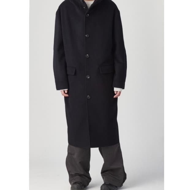 hatchingroom Hooded Coat Dark Navy 3