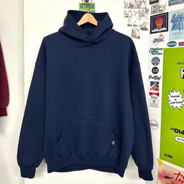90‘s 러셀 후드티 ‘네이비‘