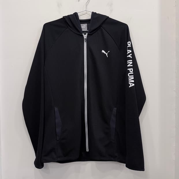 푸마 메쉬 후드집업