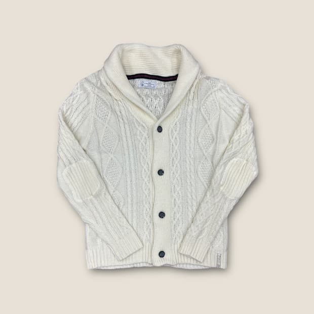 L009 차오패닉 티피 케이블 쇼울카라 가디건 size S (M-L)