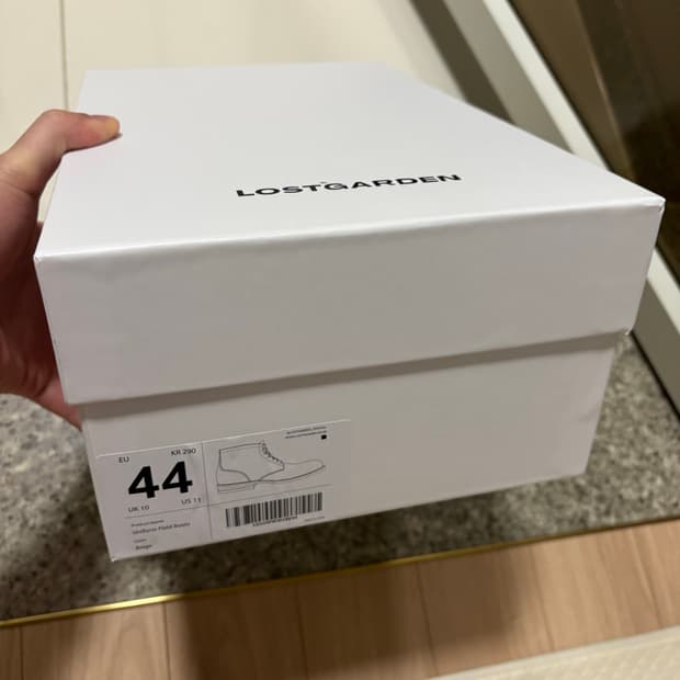 로스트가든 필드부츠 베이지 44사이즈