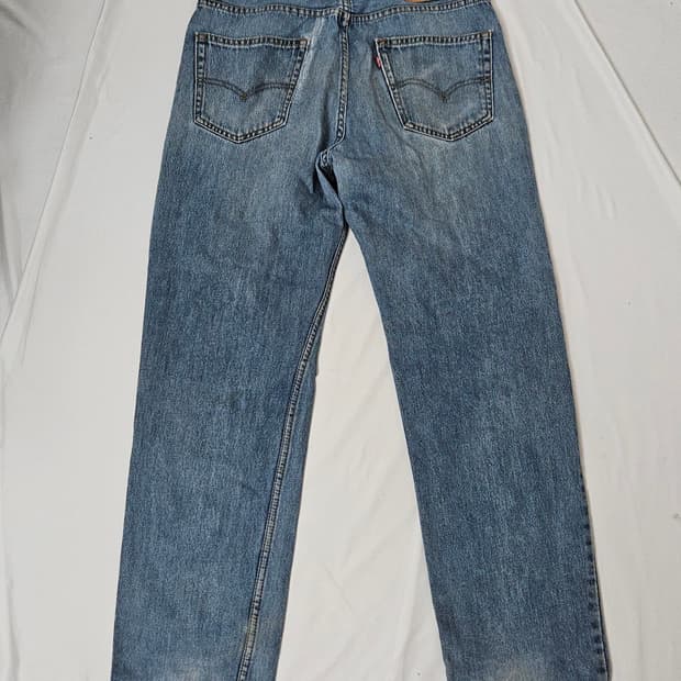 00s 리바이스 550 워싱 데님팬츠 빈티지 청바지 진 올드스쿨 데미지