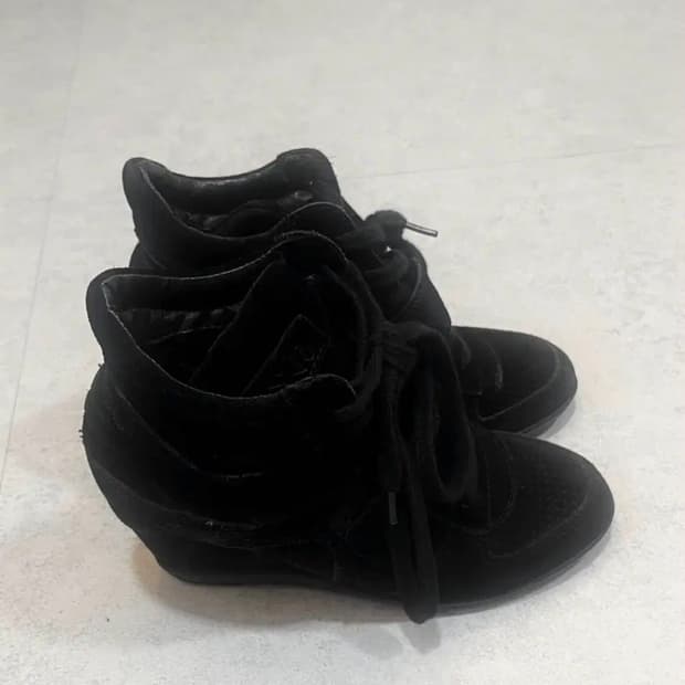 Ash 아쉬 보위 스웨이드 웨지힐 스니커즈 240