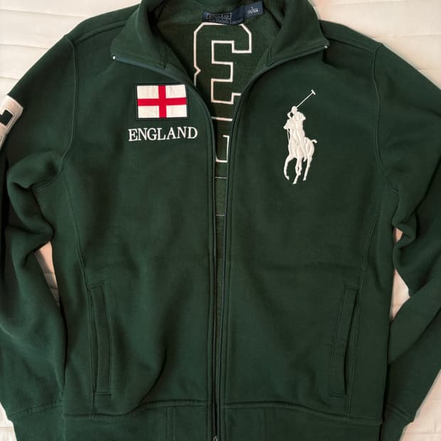 폴로 빅포니 잉글랜드 집업 져지