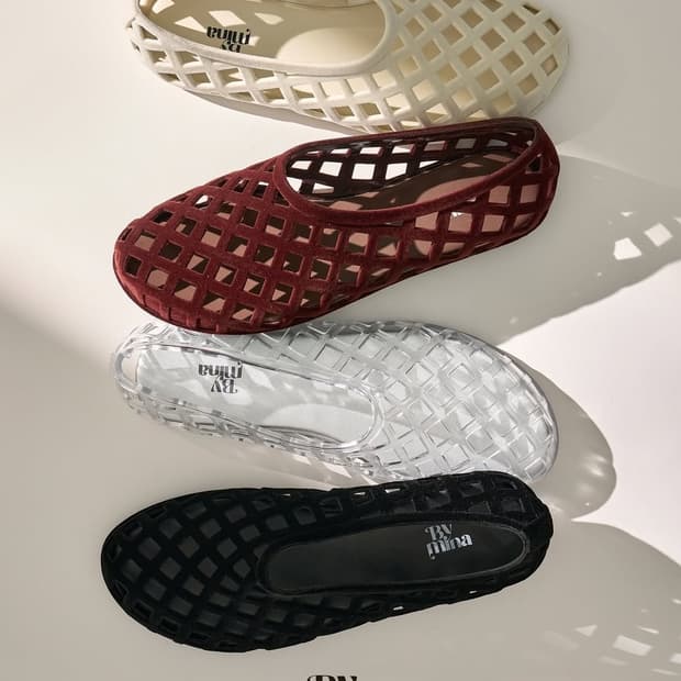 바이미나 bymina 젤리슈즈 버건디 38