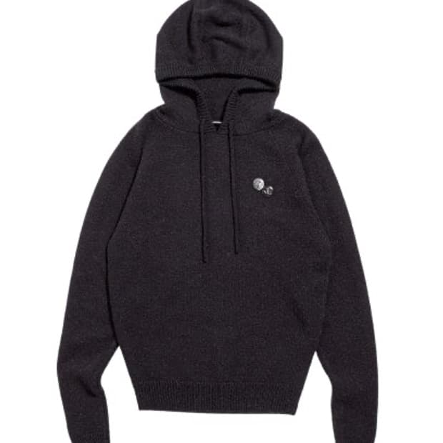 해칭룸 베이스 후디 니트 퍼플 차콜 4사이즈