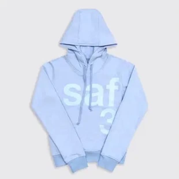 사파리스팟 1/2 여성 스카이블루 후드티