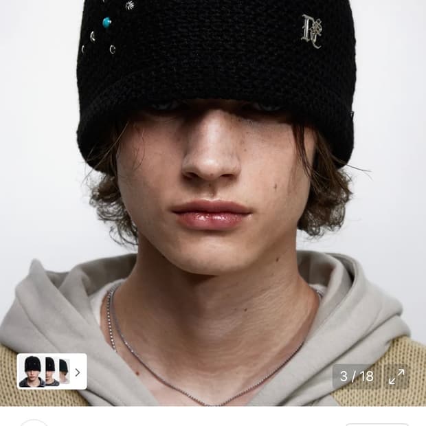 알에스에스씨 RSSC Rivet Beanie Black
