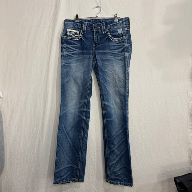 JP 워싱 데님 팬츠