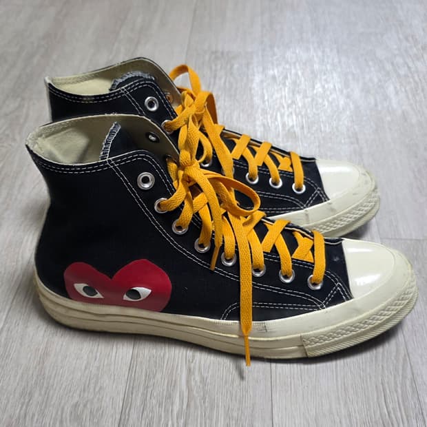 [265]컨버스 x  꼼데 척70 하이 스니커즈