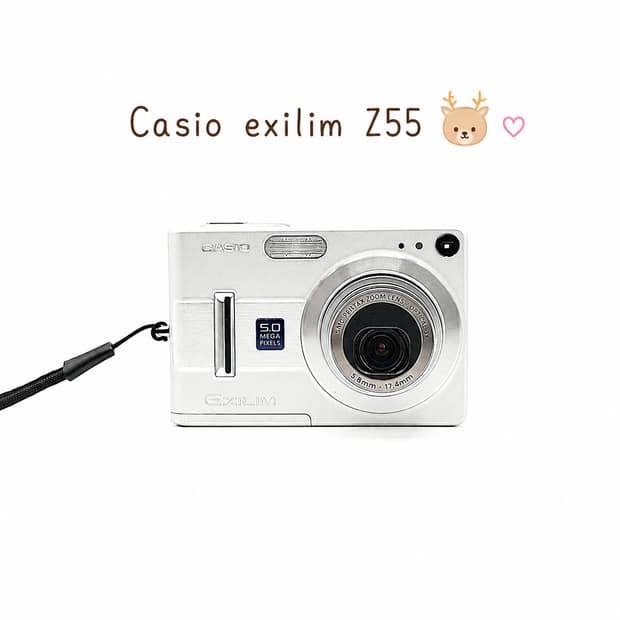 한글지원 🤍 카시오 엑슬림 EX-Z55 실버 ✨