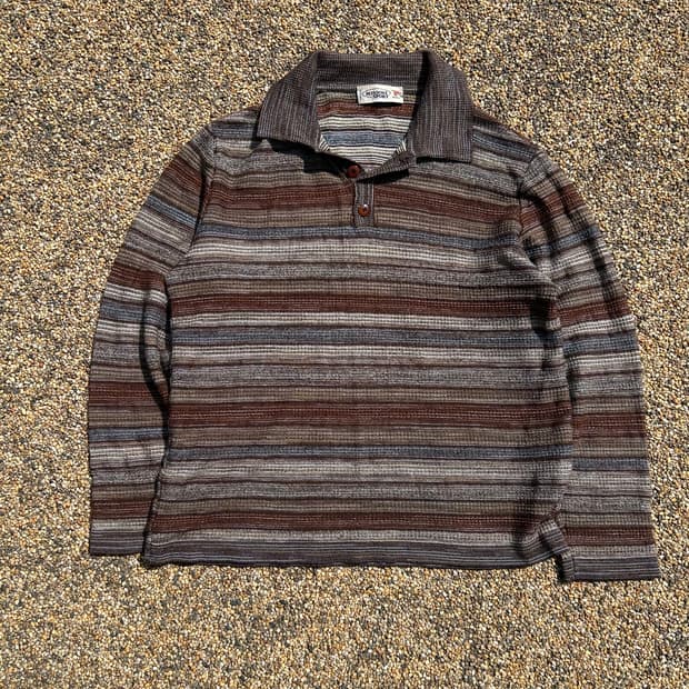 미소니 스포츠(Missoni sports) 패턴 카라티