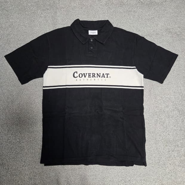 Covernat 럭비 반팔 티셔츠 L(100)
