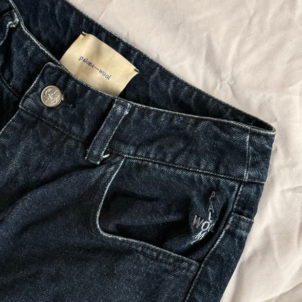 Paloma wool vida printed denim pants