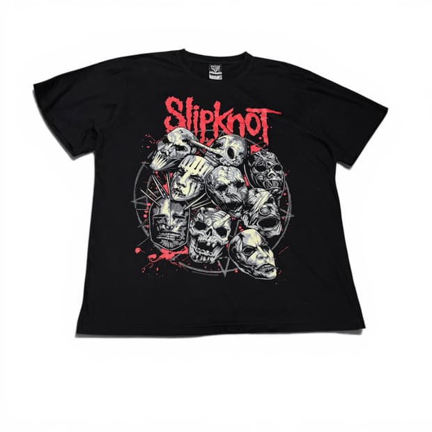 XL 슬립낫 SLIPNOT 블랙 메탈리카 반팔티
