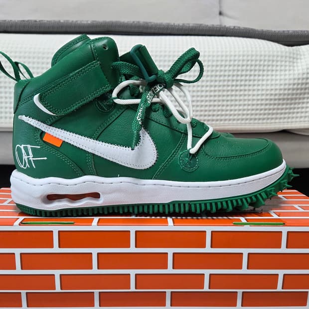 나이키 X 오프화이트 에어포스1 파인 그린 [280,새상품] 