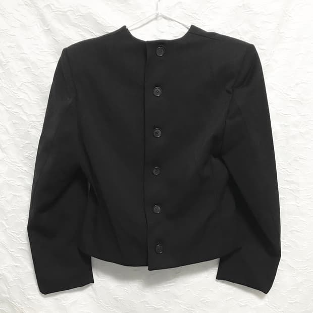 빈티지 조르지오 아르마니 아방가르드 크롭 블레이저 자켓