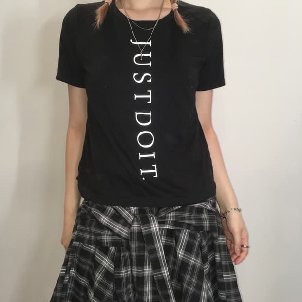 jpn vintage 나이키 블랙 반팔 티셔츠