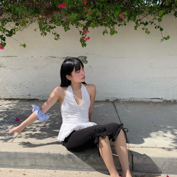 위드아웃썸머 퓨터바이커팬츠 카프리팬츠