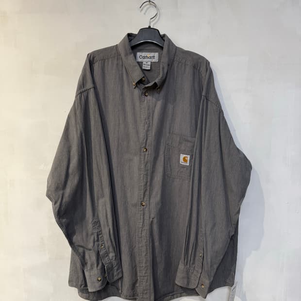 칼하트 그레이 긴팔셔츠