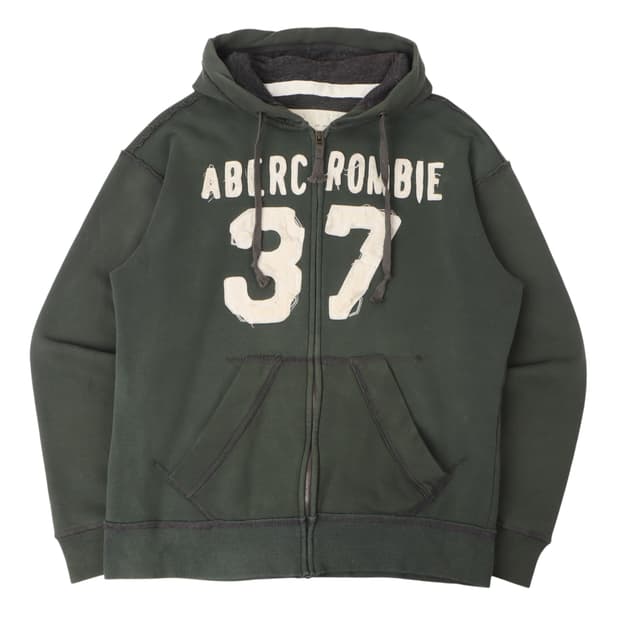 아베크롬비 37 카키 그린 후드집업