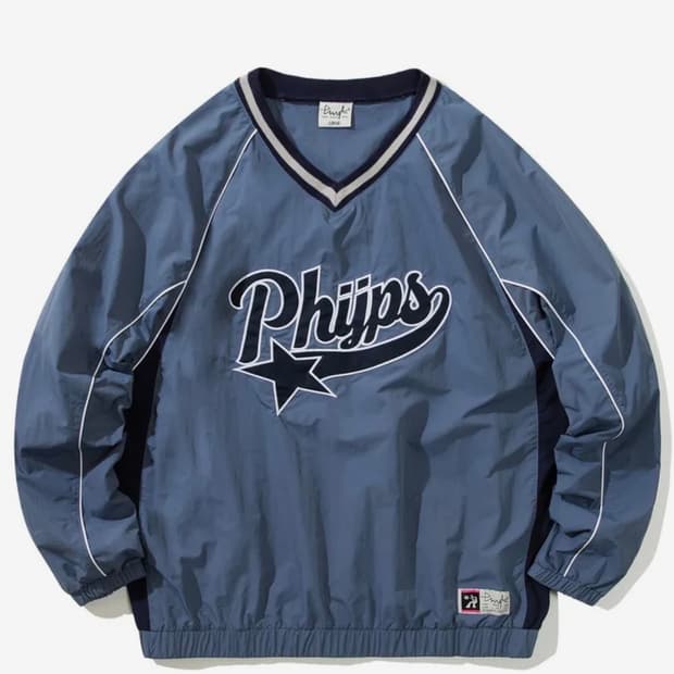 피지컬 디파트먼트 테일로고 롱슬리브_네이비