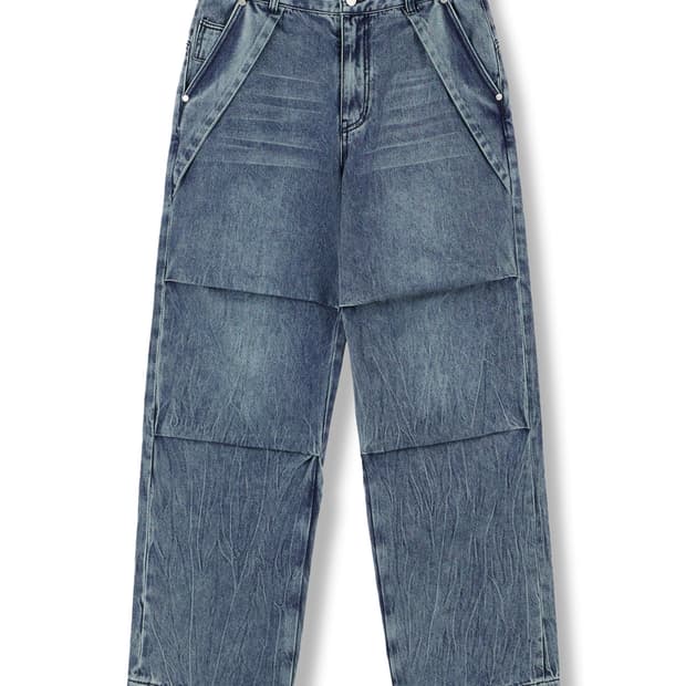 아이돈워너셀 데님팬츠 1 Side Flash Denim