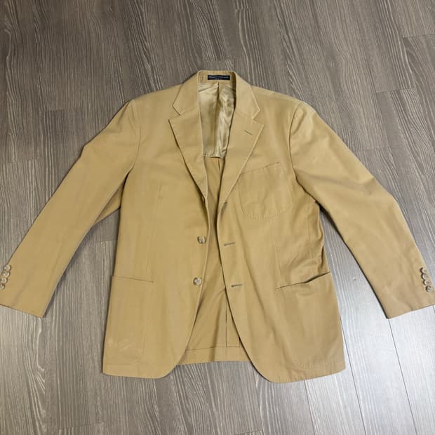 베이지 폴로 코튼 트윌 블레이저 (Made In Italy)