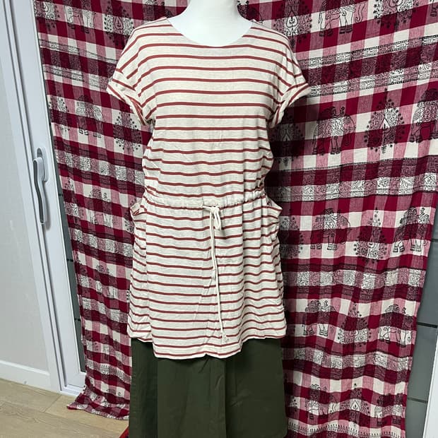 SM2 사만사모스모스 스트라이프 반팔 원피스