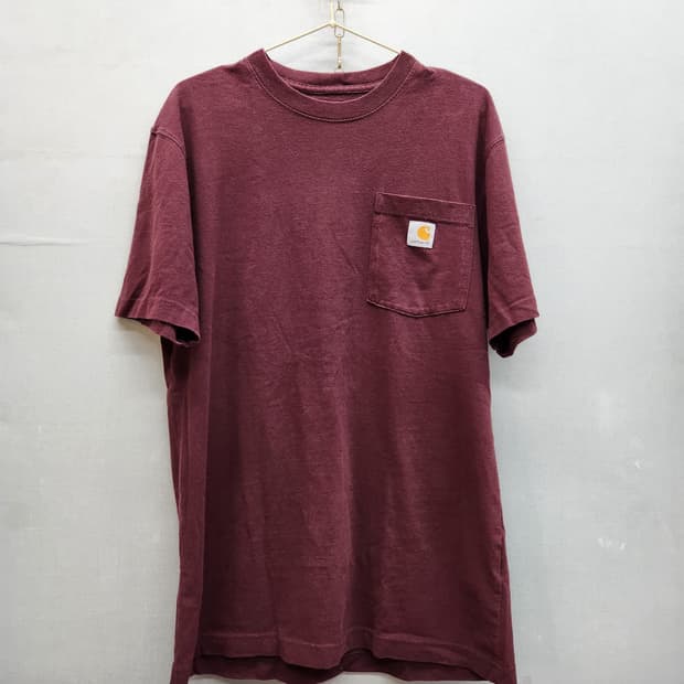 칼하트 로고 원포켓 반팔티 S(L)