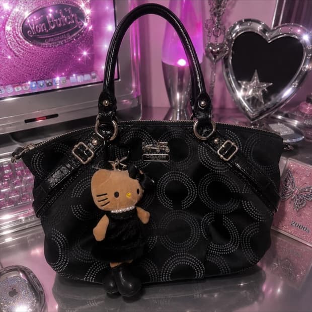 y2k🖤)코치 블랙 숄더백