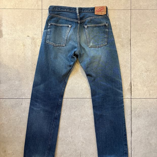 Denime 드님 셀비지 데님 스트레이트 팬츠