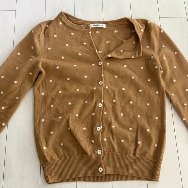 오츠빈티지 땡땡이 가디건