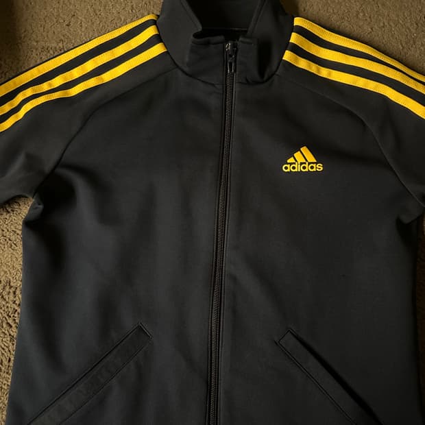 희귀) 빈티지 아디다스 져지 옐로우&네이비