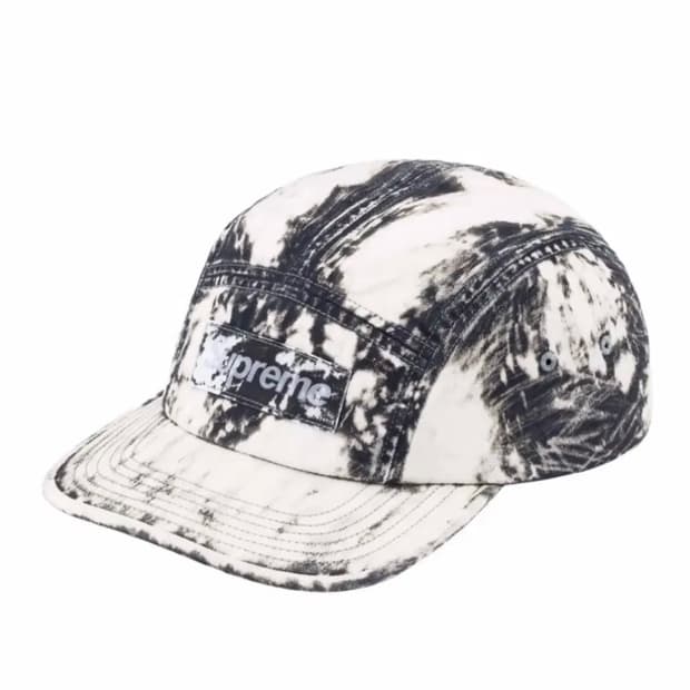 슈프림 워시드 데님 캠프캡