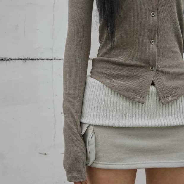 41PRAY 사일프레이 니트 스커트 쇼츠