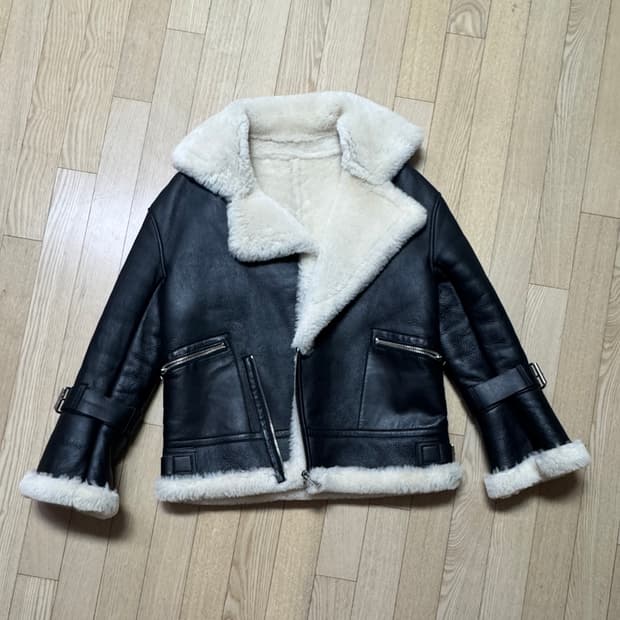 (급처) 리얼 레더 & 퍼 무스탕