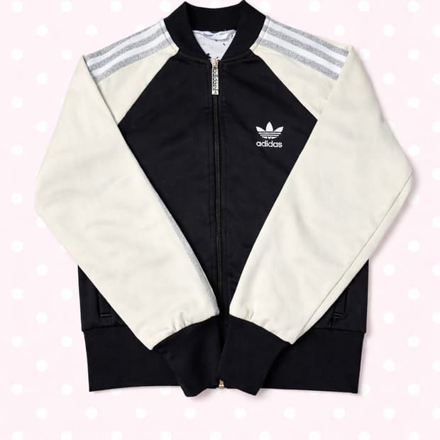 아디다스 오리지널 슈퍼걸 대장템 희귀 글리터 져지 택포