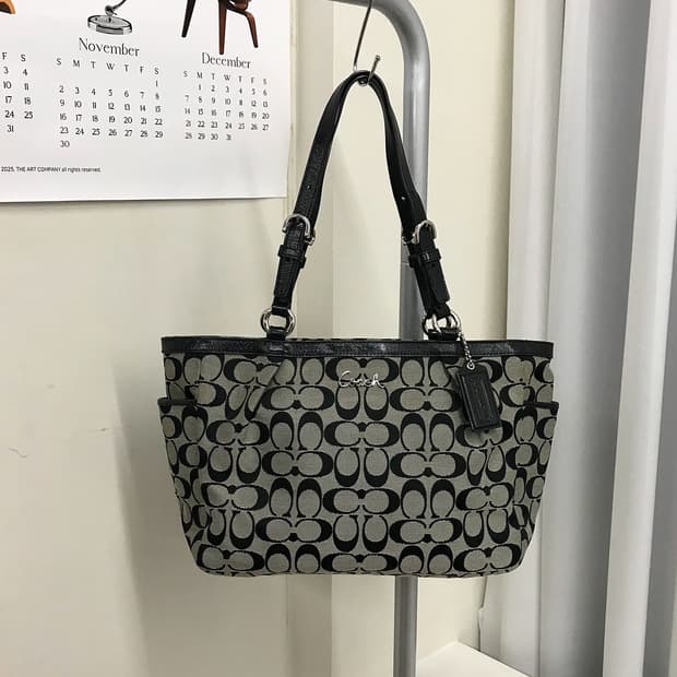 코치 은장 숄더백 가방