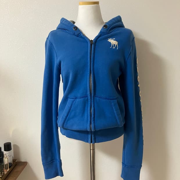 아베크롬비 빅로고 후드집업 y2k 홀리스터