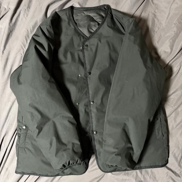 나나미카 리버시블 다운가디건 블랙 M