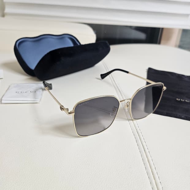 구찌정품 남성 메탈선그라스 새상품 