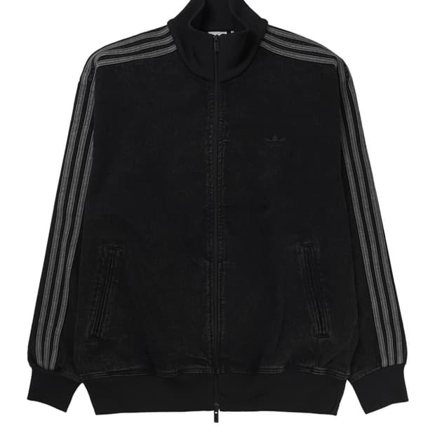 아디다스 블랙 데님 자켓 