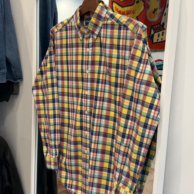 Polo RL 폴로 랄프로렌 CLASSIC 마드라스 체크 셔츠
