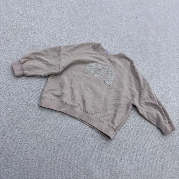 S OUR 키즈 맨투맨 티셔츠 0428E