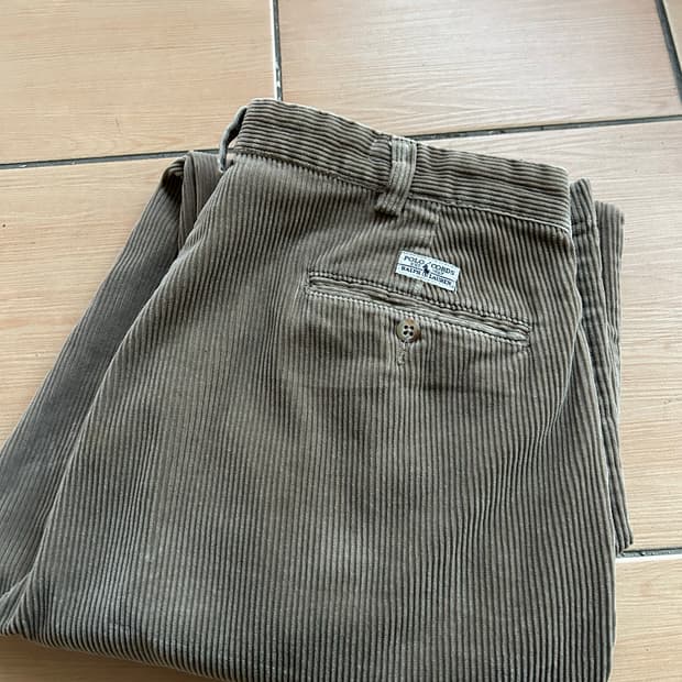 90’s 폴로랄프로렌 코듀로이 앤드류팬츠 36in